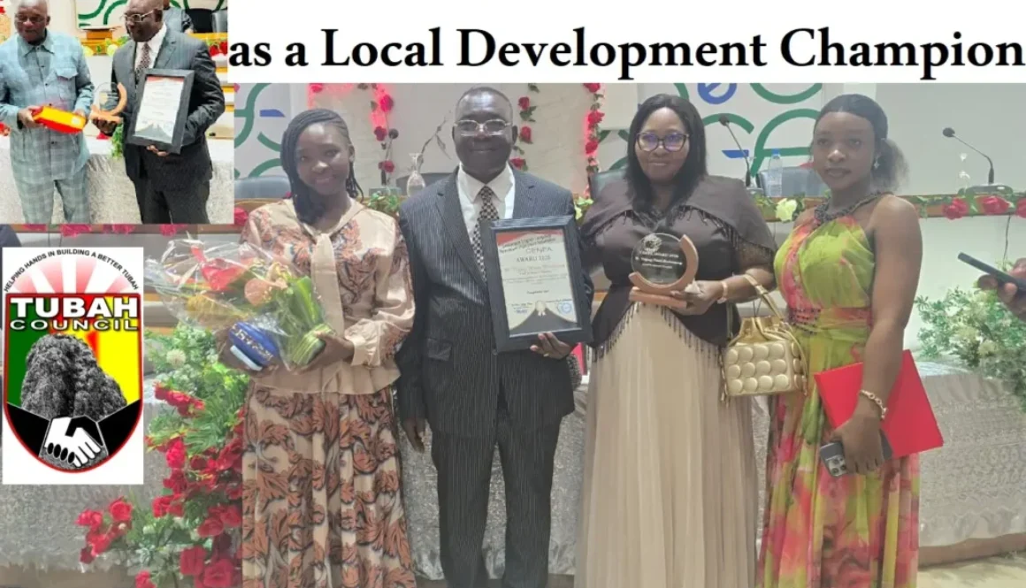 Mayor Tanjong Martin honoured as a Local Development Champion